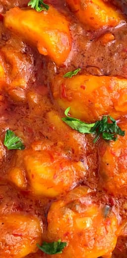 Authentic Nigerian Asaro Yam Porridge with sauce tray